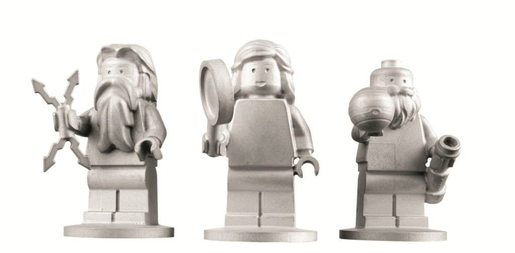 Minifigures in space